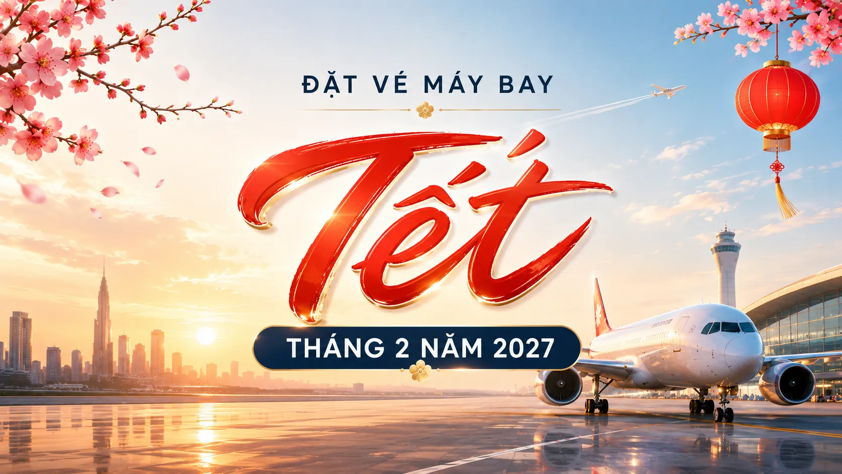 Đặt vé máy bay Tết tháng 2 năm 2027