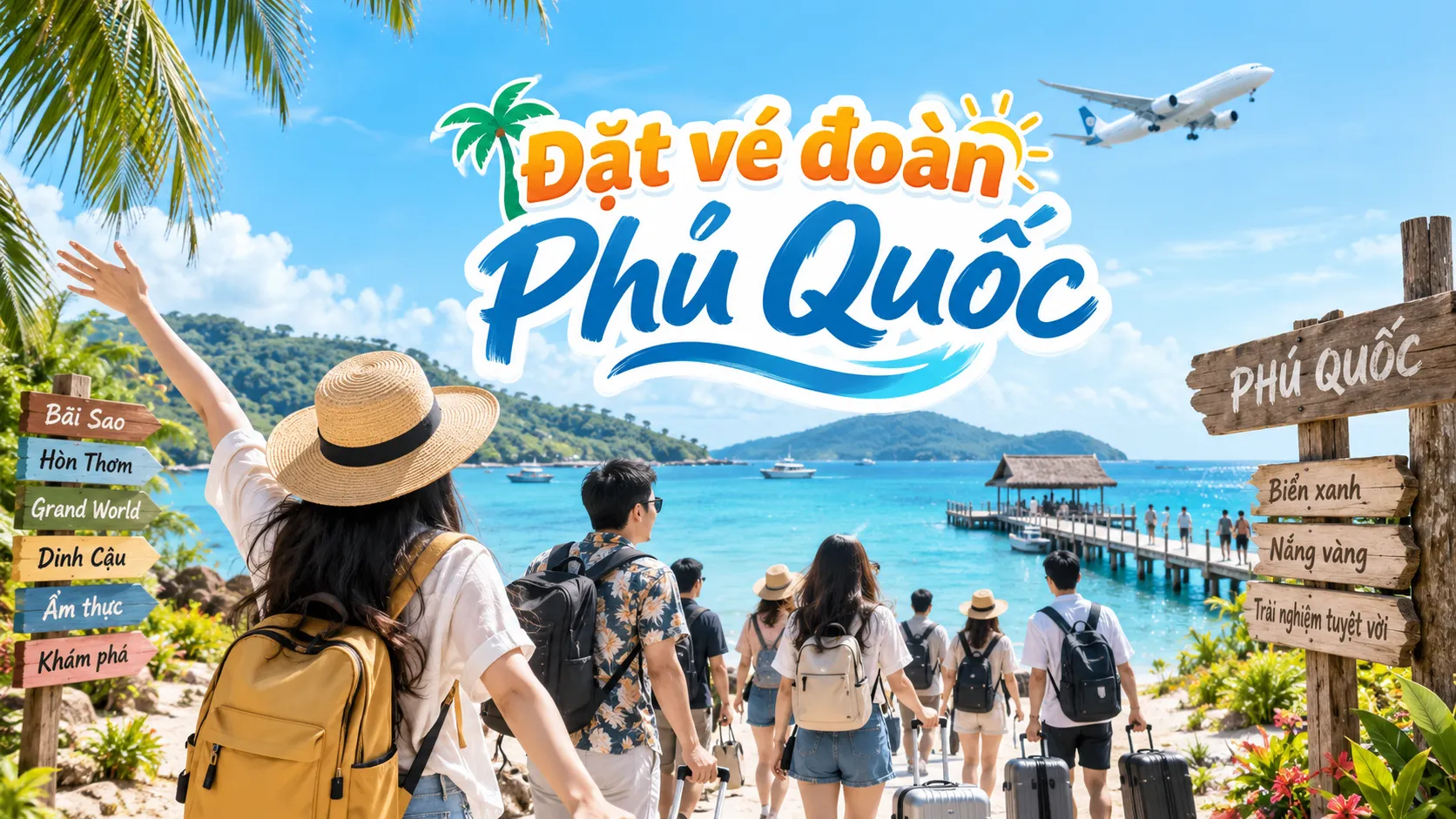 Đặt vé đoàn Phú Quốc