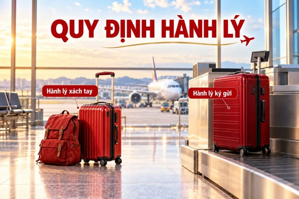 Quy định hành lý Vietjet Air