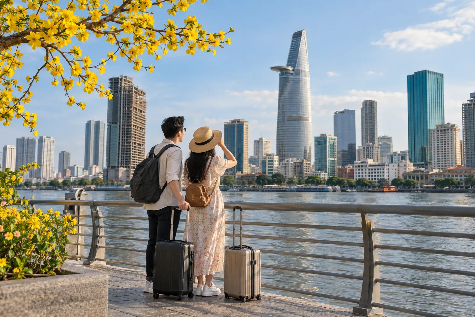 Chuyến bay đêm giao thừa về nhà đón Tết từ Tân Sơn Nhất