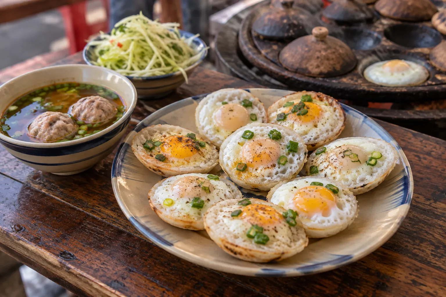 Bánh căn là món bánh dân dã mà dễ gây thương nhớ
