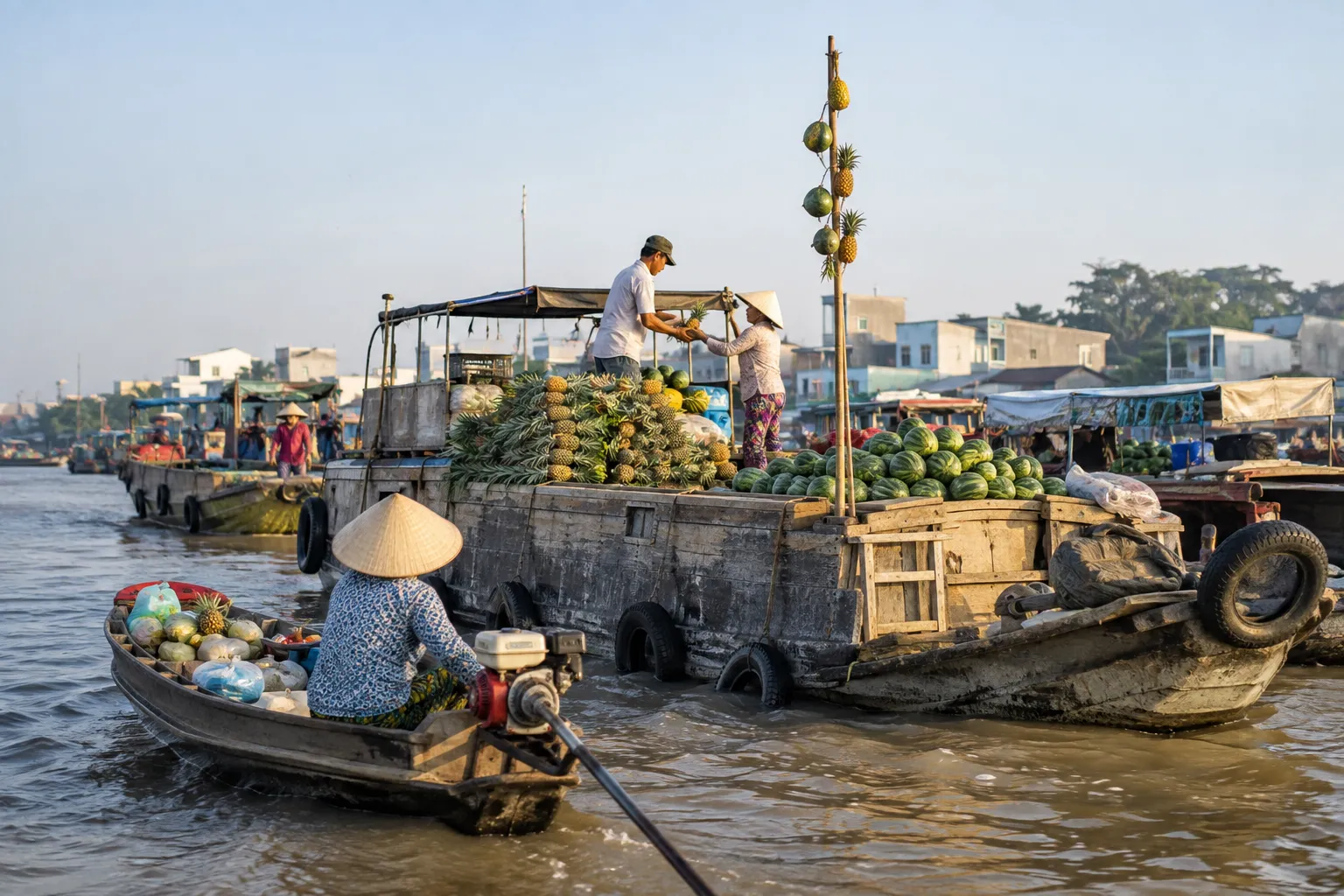 Khám phá chợ nổi Cái Răng khi du lịch Cần Thơ