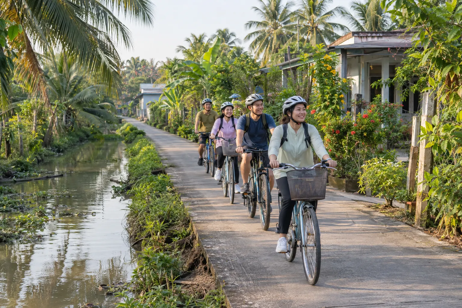 Đạp xe khám phá vùng quê và miệt vườn Cần Thơ